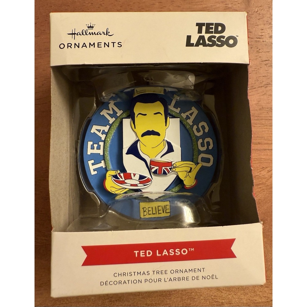 BRAND NEW IN BOX Hallmark Team Lasso Ted Lasso Christmas Tree‎ Ornament